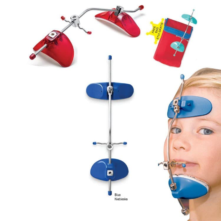 Comfi-Max fully adjustable facemask blue – oficiali Falcon Medical produkto nuotrauka