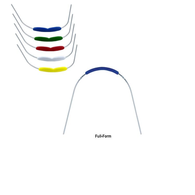 Lip bumper full-form without hooks white – oficiali Falcon Medical produkto nuotrauka