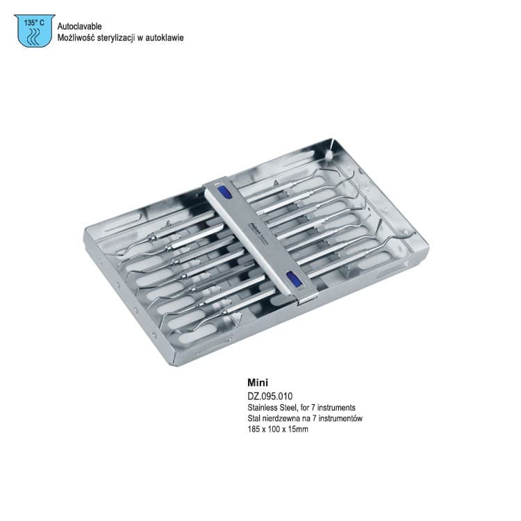 Cassette tray Falcon MINI stainless steel – oficiali Falcon Medical produkto nuotrauka