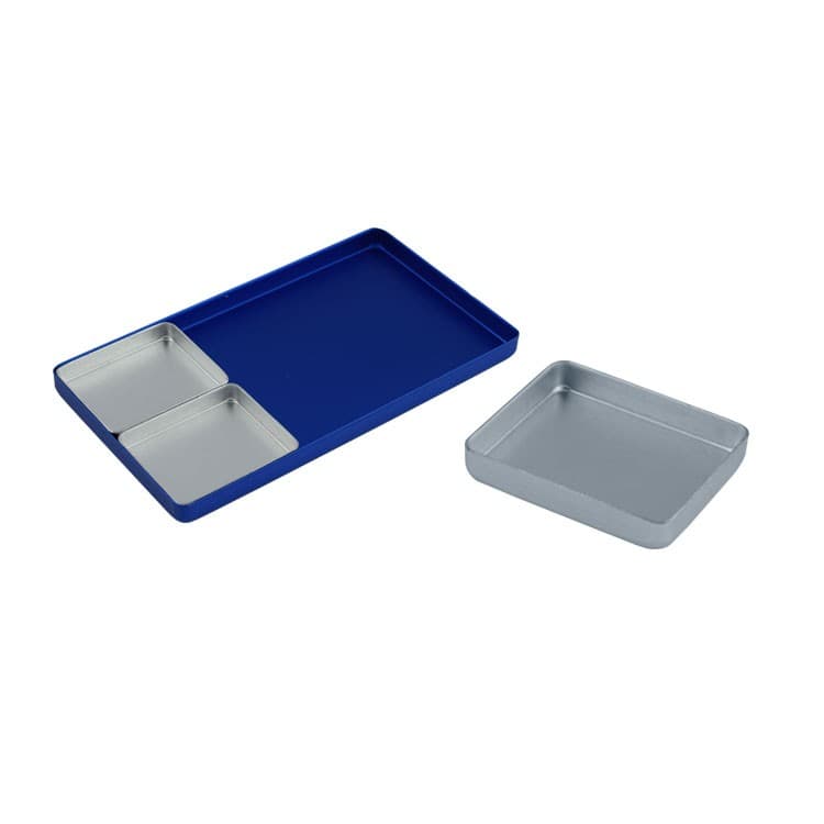 Tray insert aluminum fig 2 59x49x10mm – oficiali Falcon Medical produkto nuotrauka