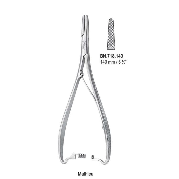 Needle holder Mathieu Reverse 170mm – oficiali Falcon Medical produkto nuotrauka
