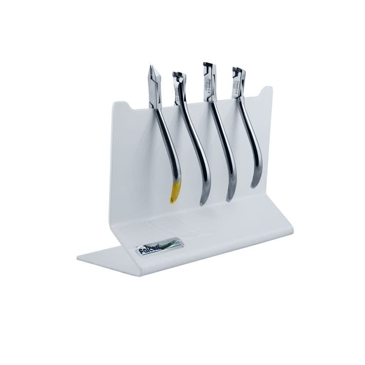 Orthodontic pliers stand upright white – oficiali Falcon Medical produkto nuotrauka
