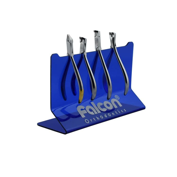 Orthodontic pliers stand upright blue – oficiali Falcon Medical produkto nuotrauka