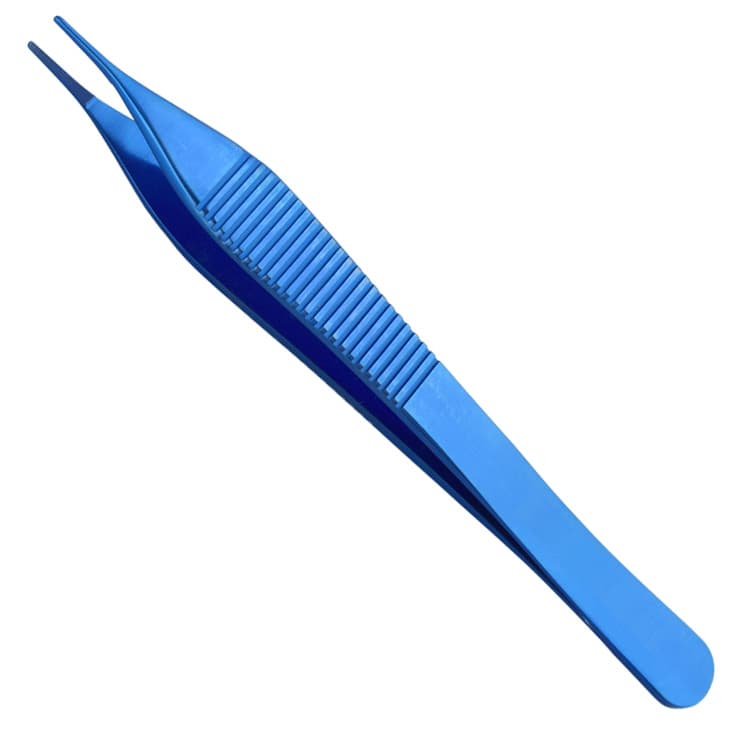 Titanium Forceps dissecting Adson serrated 120mm – oficiali Falcon Medical produkto nuotrauka