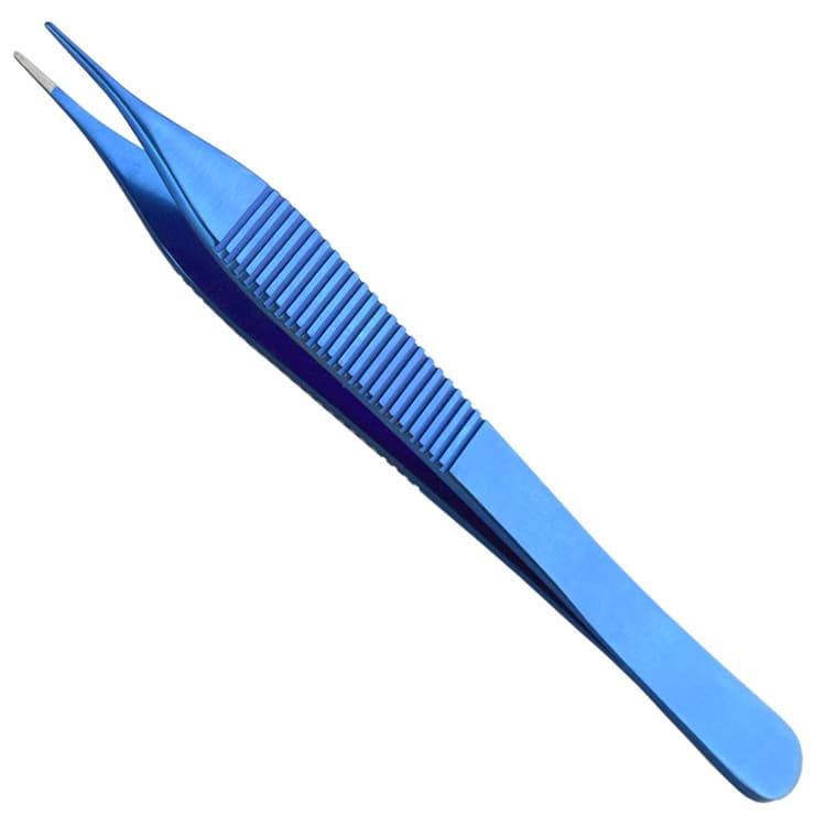 Titanium Forceps dissecting Adson TC 120mm – oficiali Falcon Medical produkto nuotrauka