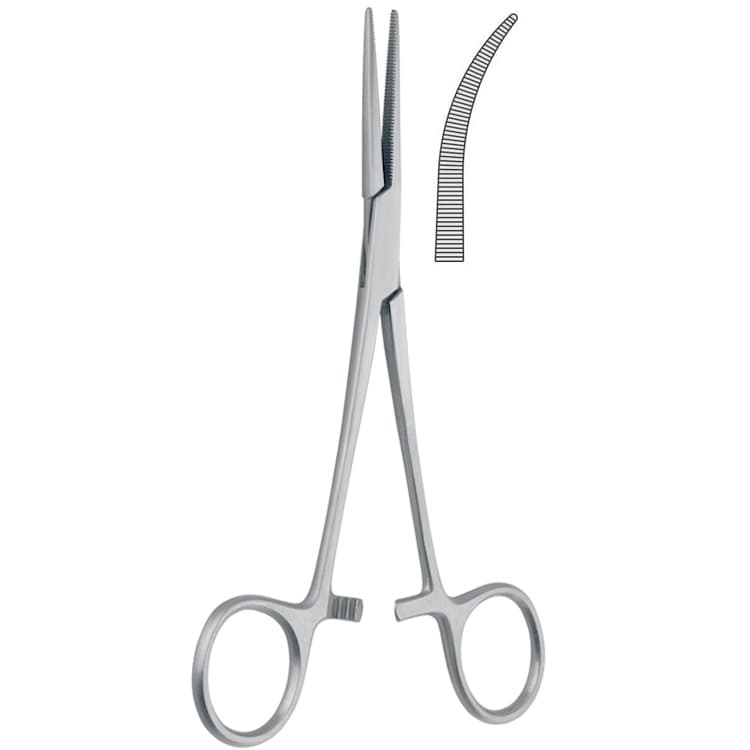 Forceps artery Crile-Rankin curved 160mm – oficiali Falcon Medical produkto nuotrauka