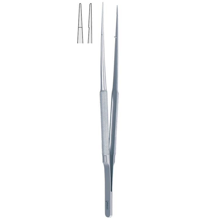 Forceps micro round handles straight 150mm – oficiali Falcon Medical produkto nuotrauka