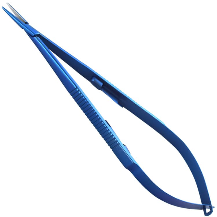 Titanium micro Needle holder straight 0.7mm, 145mm – oficiali Falcon Medical produkto nuotrauka