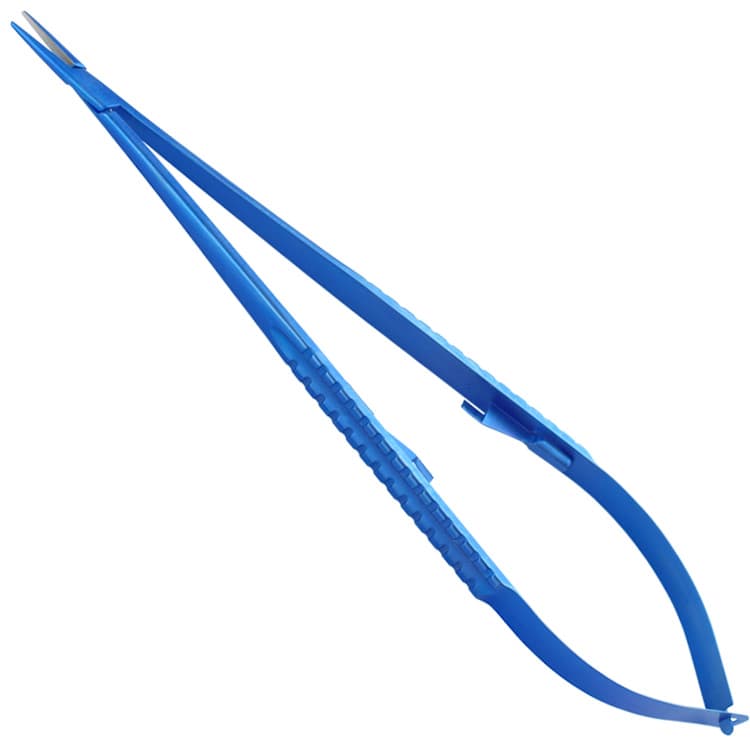 Titanium micro Needle holder straight 185mm – oficiali Falcon Medical produkto nuotrauka