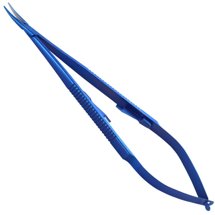 Titanium micro Needle holder curved 0.7mm, 145mm – oficiali Falcon Medical produkto nuotrauka