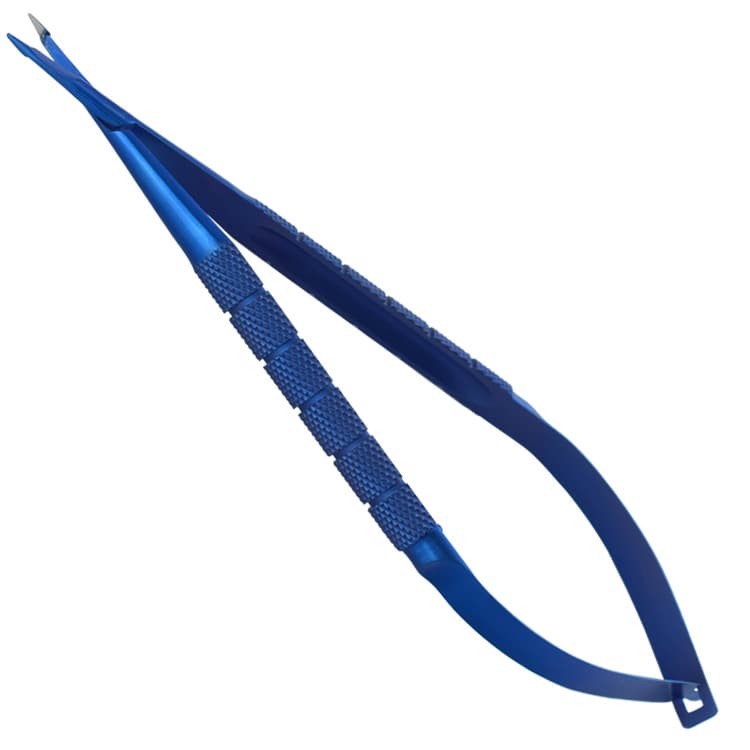 Titanium Needle holder with scissors straight 140mm – oficiali Falcon Medical produkto nuotrauka