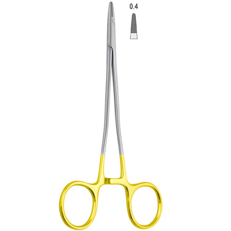 Falcon-Grip Needle holder Swedish Pattern (Senning) 150mm TC – oficiali Falcon Medical produkto nuotrauka