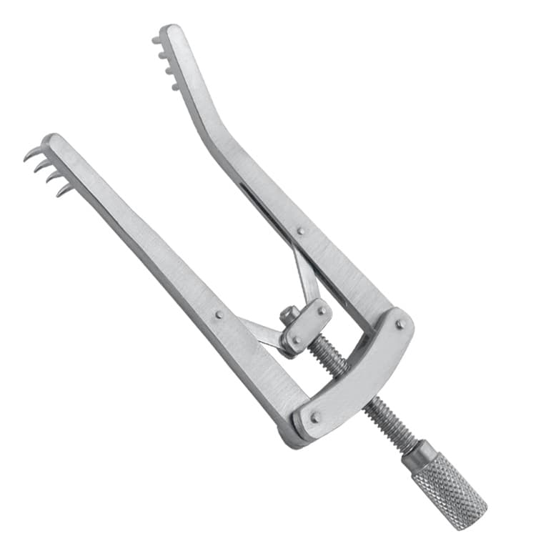 Retractor SR Alm sharp 100mm – oficiali Falcon Medical produkto nuotrauka