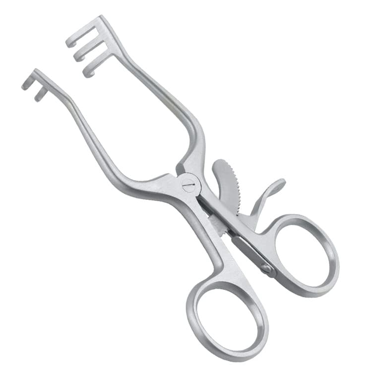 Retractor SR Weitlaner blunt 2x3th 110mm – oficiali Falcon Medical produkto nuotrauka