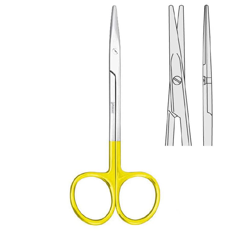 Falcon-Cut scissors strabismus Falcon straight 115mm – oficiali Falcon Medical produkto nuotrauka