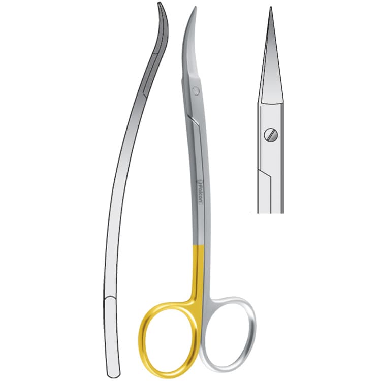 Super-Cut scissors La Grange S-Shape 115mm – oficiali Falcon Medical produkto nuotrauka