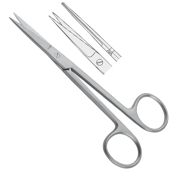 Scissors Wagner sharp/sharp straight 120mm – oficiali Falcon Medical produkto nuotrauka