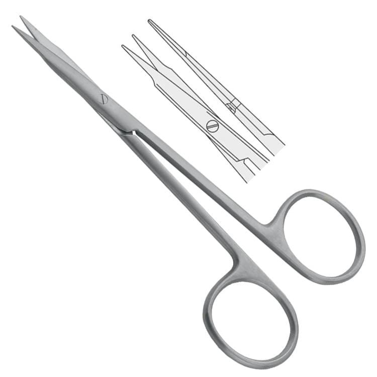Scissors Stevens blunt/blunt straight 115mm – oficiali Falcon Medical produkto nuotrauka