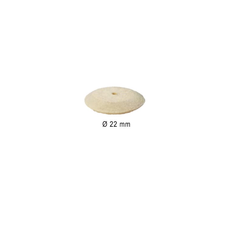 Felt polisher Ø22mm knife edge – oficiali Falcon Medical produkto nuotrauka