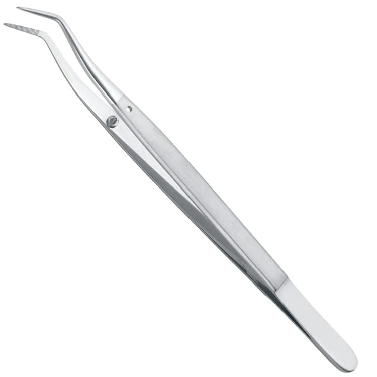 Tweezers American Pattern Meriam serrated fig. DP3 – oficiali Falcon Medical produkto nuotrauka
