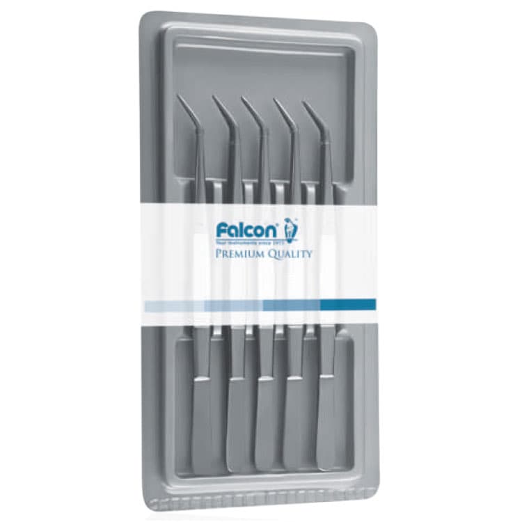 Deluxe Tweezers Flagg 160mm (pack of 5 pieces) – oficiali Falcon Medical produkto nuotrauka