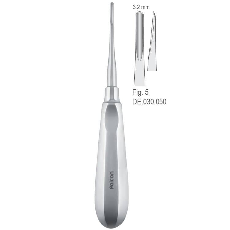 Elevator Bein 3.2mm fig. 5 – oficiali Falcon Medical produkto nuotrauka