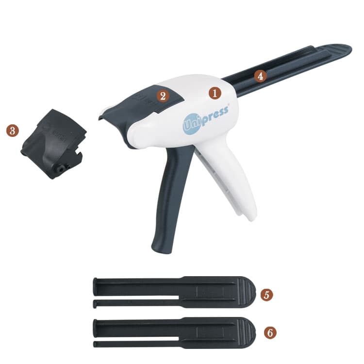 UniPress Universal dispenser kit for 25 and 50ml cartridges – oficiali Falcon Medical produkto nuotrauka