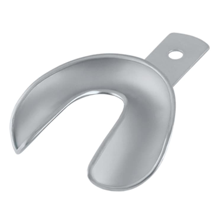 Impression tray edentulous solid lower – oficiali Falcon Medical produkto nuotrauka