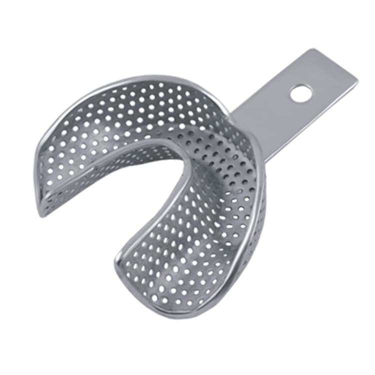 Impression tray anterior depressed perforated lower – oficiali Falcon Medical produkto nuotrauka
