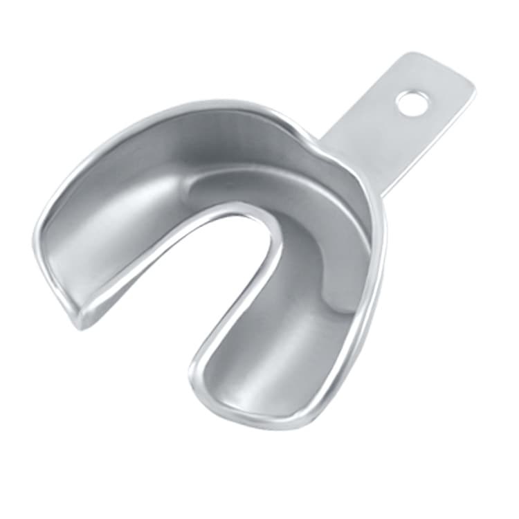 Impression tray anterior depressed solid lower – oficiali Falcon Medical produkto nuotrauka
