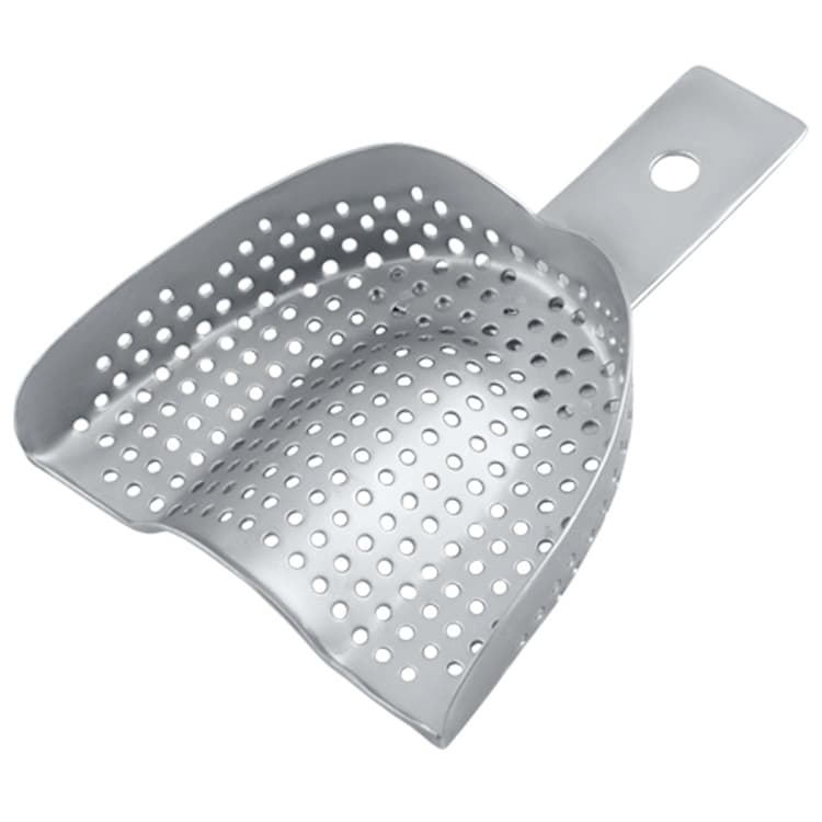 Impression tray regular perforated without rim upper – oficiali Falcon Medical produkto nuotrauka
