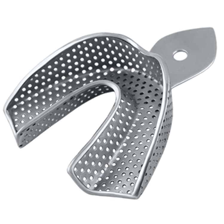 Impression tray regular USA model perforated lower – oficiali Falcon Medical produkto nuotrauka