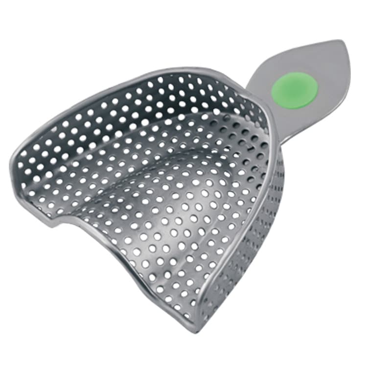 ID-Color Impression tray regular USA model perforated upper – oficiali Falcon Medical produkto nuotrauka