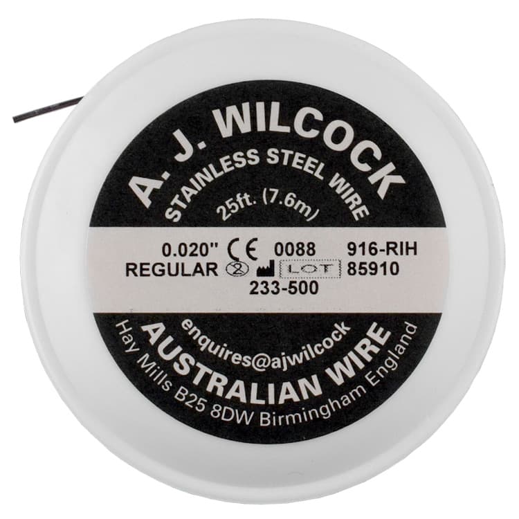 Australian Wire Regular (pink) Spool .012″, 25ft – oficiali Falcon Medical produkto nuotrauka
