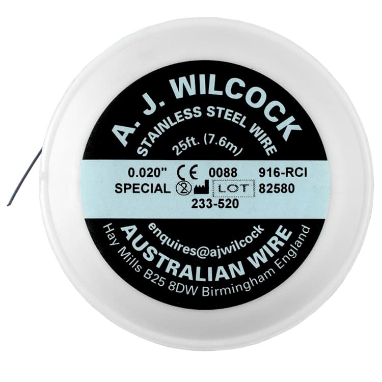 Australian Wire Special (blue) Spool .012″, 25ft – oficiali Falcon Medical produkto nuotrauka