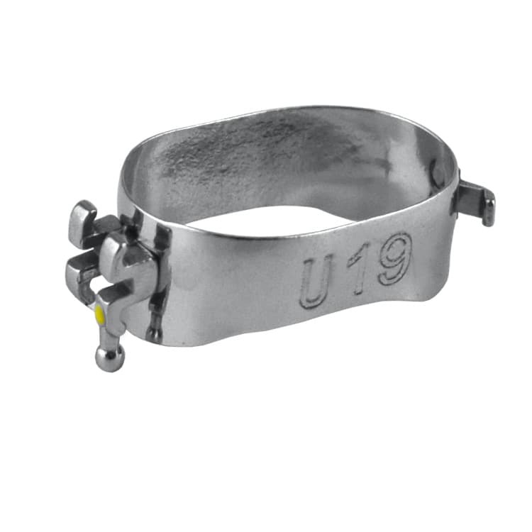 Sure-Fit 1st Premolar/Bicuspid band with weldable mini Roth bracket .022″ upper left – oficiali Falcon Medical produkto nuotrauka
