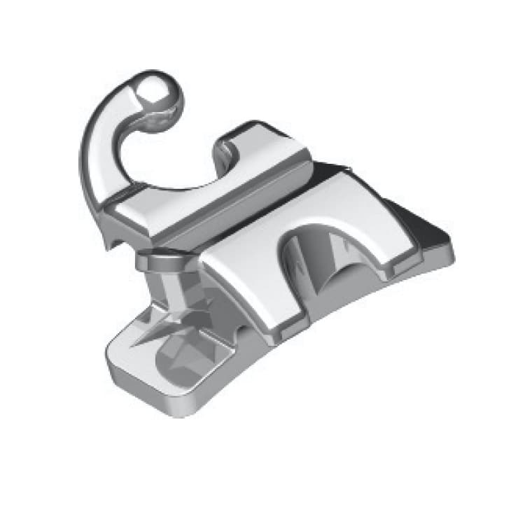 Deluxe Buccal tube single convertible, weldable .018″ upper left – oficiali Falcon Medical produkto nuotrauka