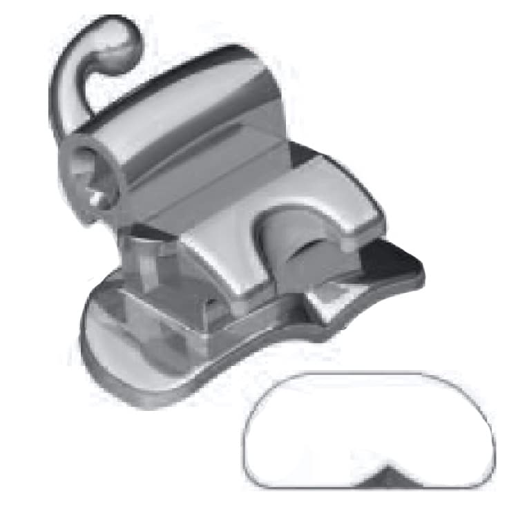 Deluxe Buccal tube double convertible, bondable .018″ upper left – oficiali Falcon Medical produkto nuotrauka
