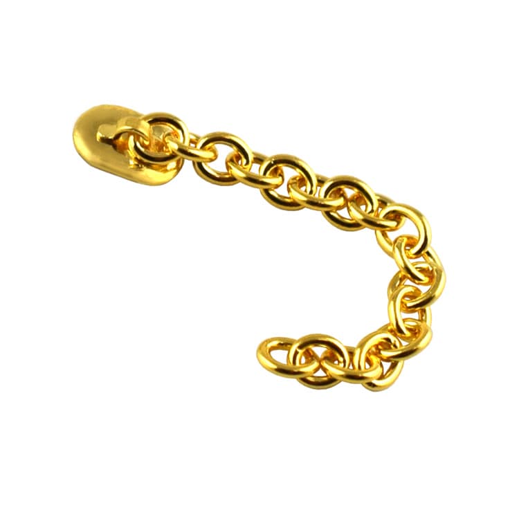 Eruption appliance, rectangular eyelet with chain Gold plated – oficiali Falcon Medical produkto nuotrauka