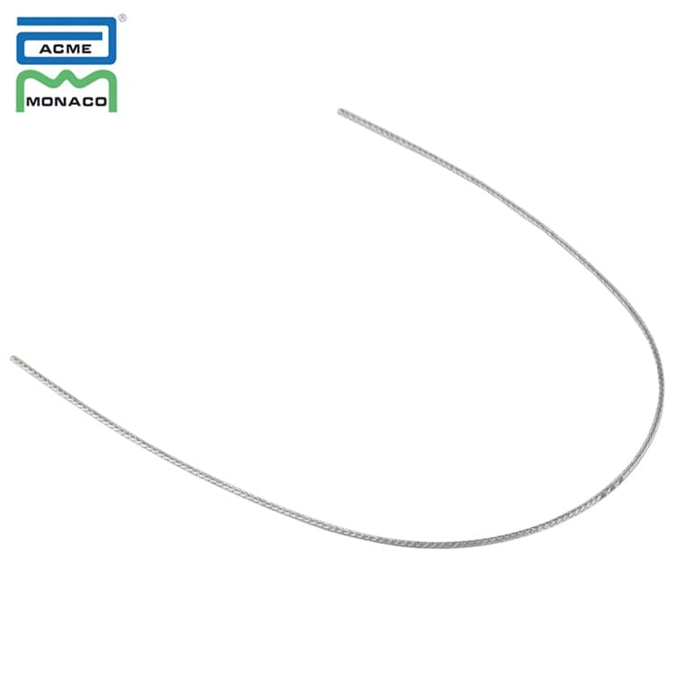 UltiMax SS Full-Form 8-strand twist square archwire upper .016″ x .016″ (Pack of 10 pieces) – oficiali Falcon Medical produkto nuotrauka