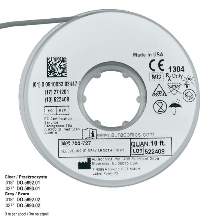 ElastoMax archwire sleeve clear .018″ (3 m spool) – oficiali Falcon Medical produkto nuotrauka