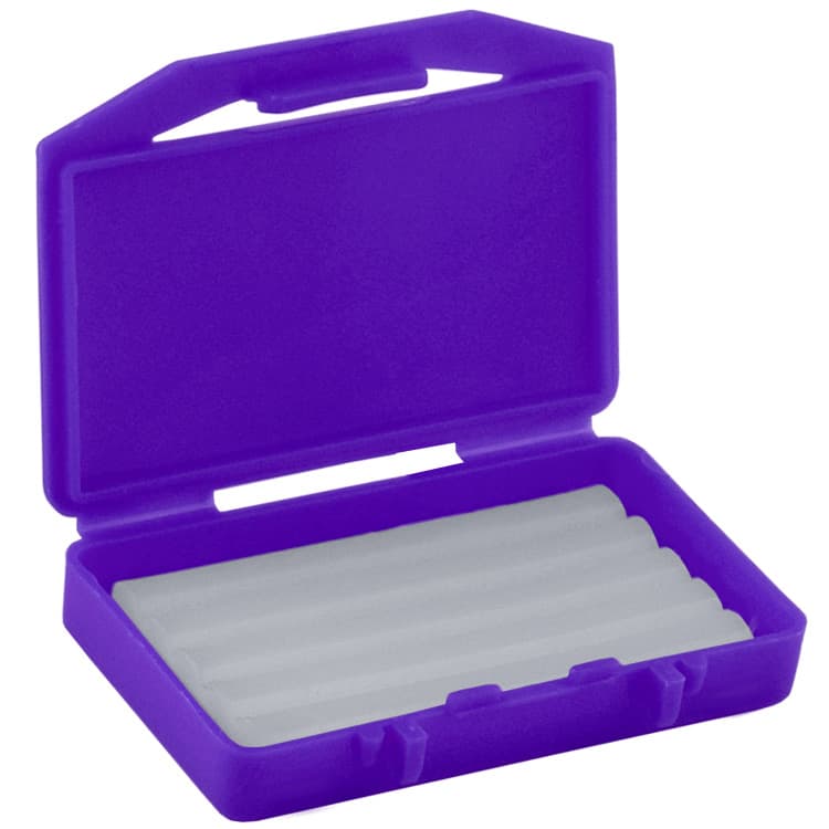 Dentaline clear relief wax scented box grape (Pack of 10 pieces) – oficiali Falcon Medical produkto nuotrauka
