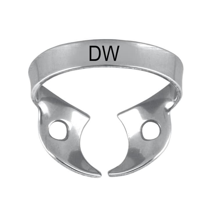 Rubber dam clamp, Molars fig. DW – oficiali Falcon Medical produkto nuotrauka