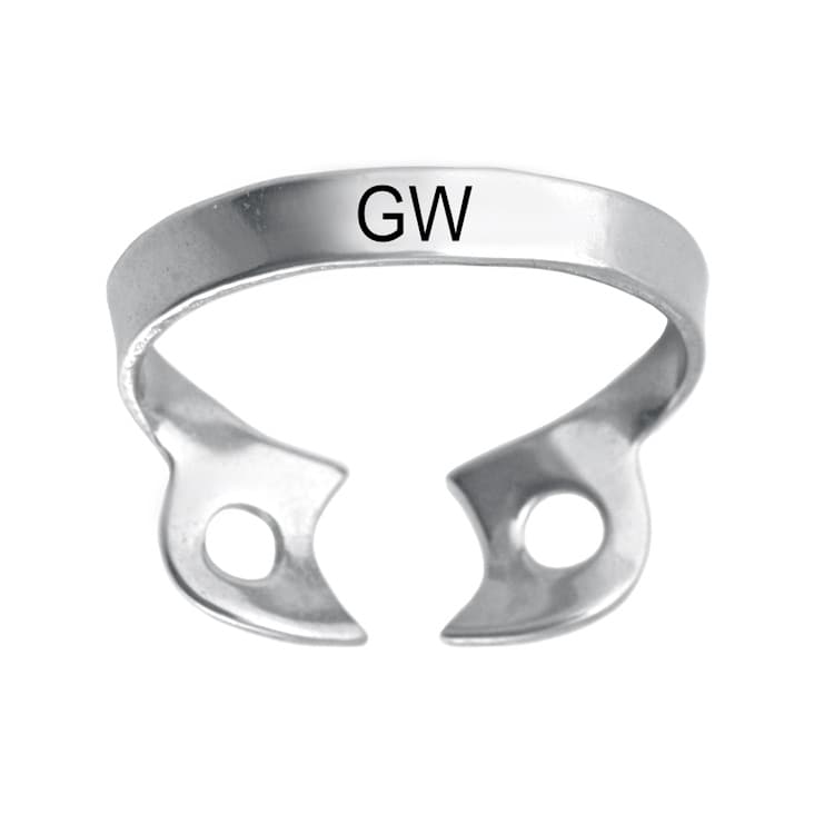 Rubber dam clamp, Molars fig. GW – oficiali Falcon Medical produkto nuotrauka