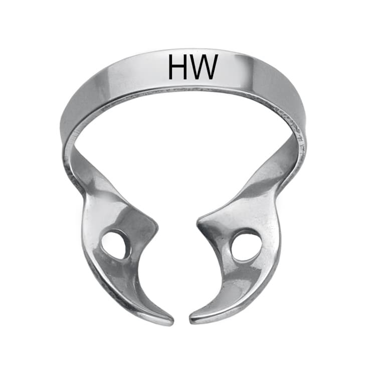 Rubber dam clamp, Molars fig. HW – oficiali Falcon Medical produkto nuotrauka