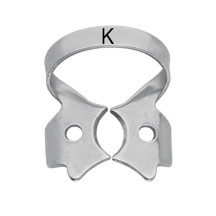 Rubber dam clamp, Molars fig. K – oficiali Falcon Medical produkto nuotrauka