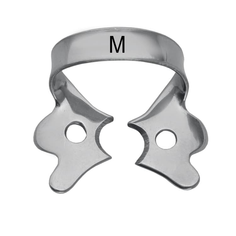 Rubber dam clamp Incisors, canines and preMolarsfig. M – oficiali Falcon Medical produkto nuotrauka