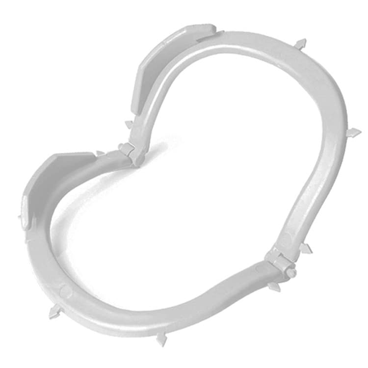 Rubber dam frame plastic. Flexible type child, 98 x 74mm, Autoclave at 121°C. – oficiali Falcon Medical produkto nuotrauka
