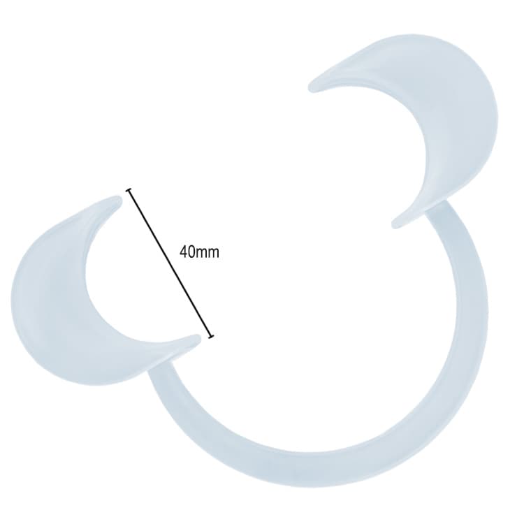 Retractor cheek soft plastic medium 40mm – oficiali Falcon Medical produkto nuotrauka