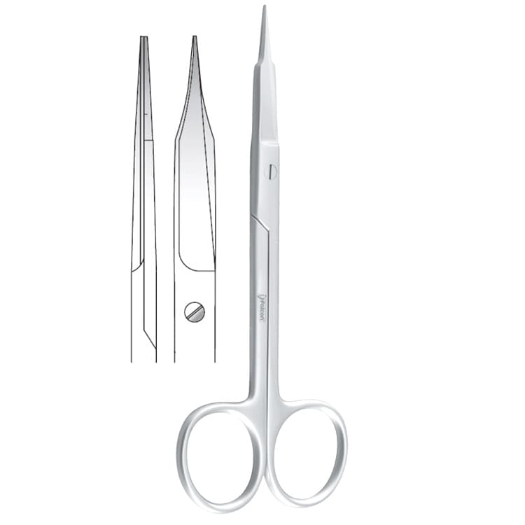 Scissors Goldman-Fox straight 130mm – oficiali Falcon Medical produkto nuotrauka